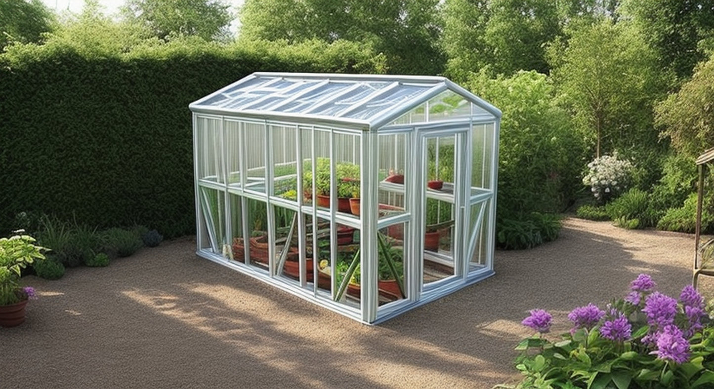 8x12 Greenhouse Plans-TriCityShedPlans