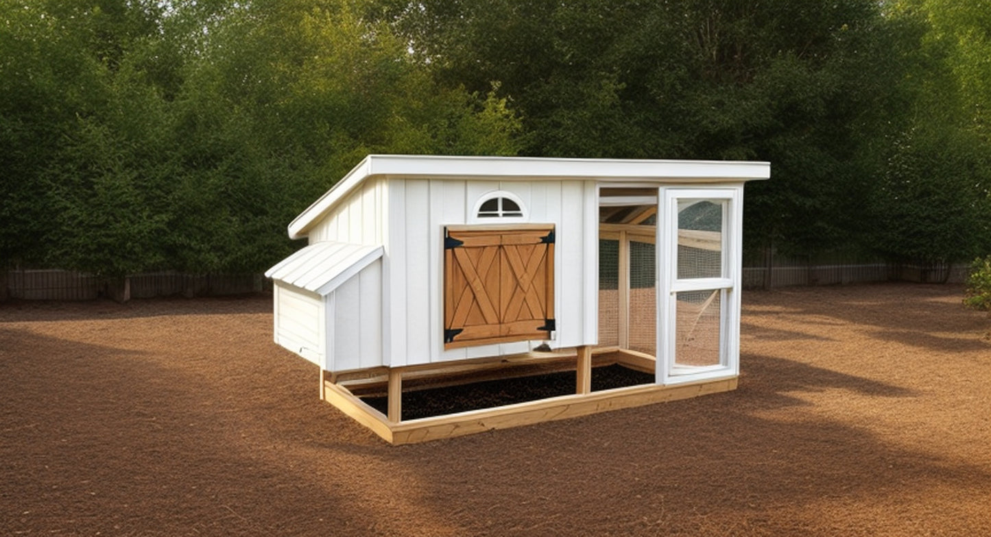 Chicken Coop 4x8 Plans - PDF Download-TriCityShedPlans