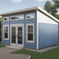 14x16 Backyard Office Plans-TriCityShedPlans