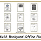 14x16 Backyard Office Plans-TriCityShedPlans