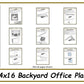 14x16 Backyard Office Plans-TriCityShedPlans