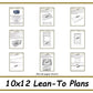 10x12 Lean-To Shed-TriCityShedPlans