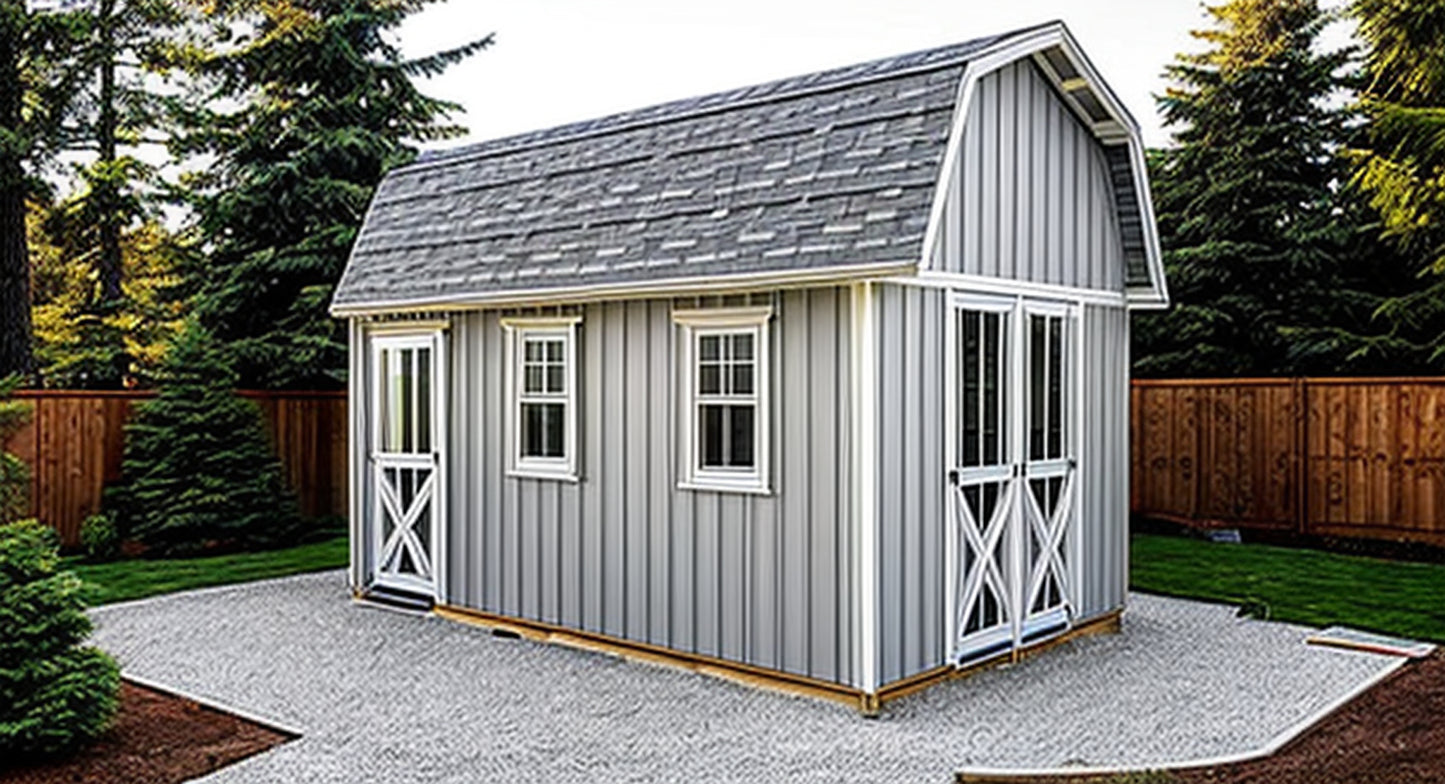 10x16 Barn Shed Plans-TriCityShedPlans
