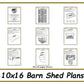 10x16 Barn Shed Plans-TriCityShedPlans