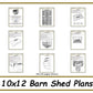 10x12 Barn Shed Plans-TriCityShedPlans