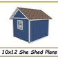 10x12 She Shed Plans-TriCityShedPlans