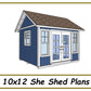10x12 She Shed Plans-TriCityShedPlans
