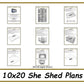 10x20 She Shed Plans-TriCityShedPlans