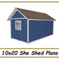 10x20 She Shed Plans-TriCityShedPlans
