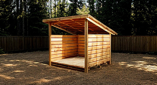 8x8 Firewood Shed Plans-TriCityShedPlans