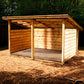 8x12 Firewood Shed Plans-TriCityShedPlans