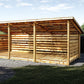 8x20 Firewood Shed Plans-TriCityShedPlans