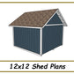 12x12 Storage Shed Plans-TriCityShedPlans