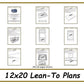 12x20 Lean-To Shed Plans-TriCityShedPlans