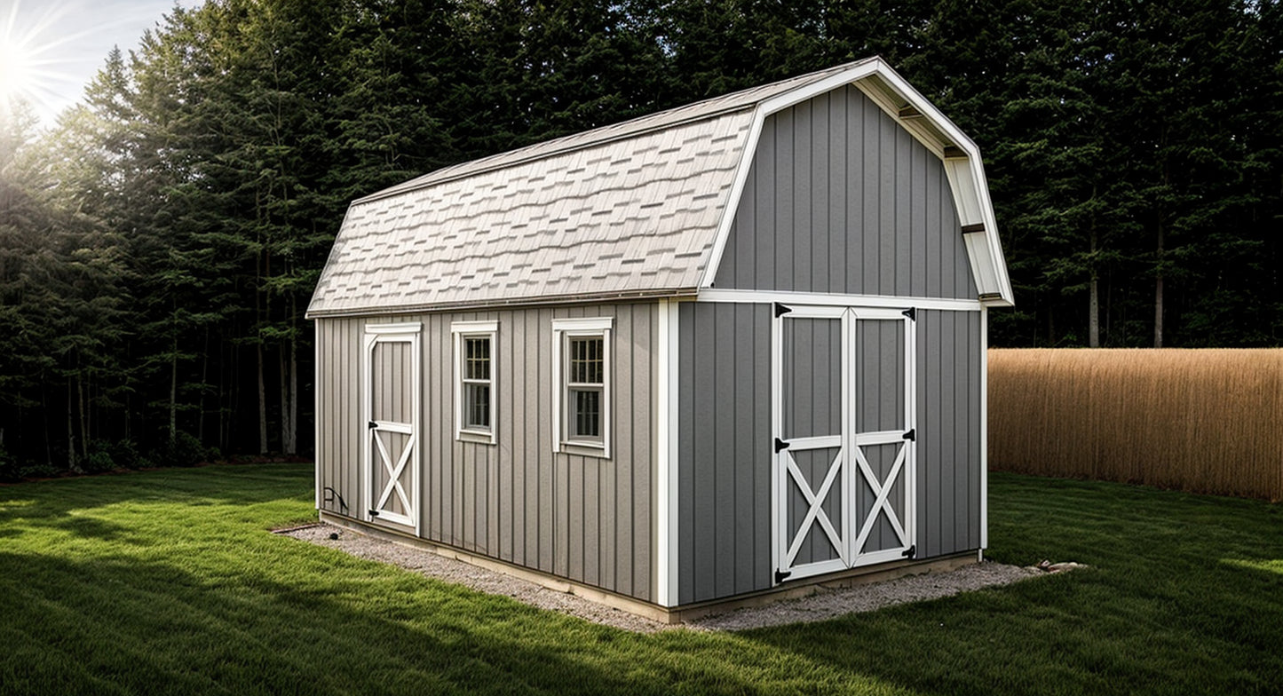 12x20 Barn Shed Plans-TriCityShedPlans
