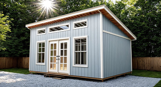 14x20 Backyard Office Plans-TriCityShedPlans