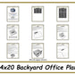 14x20 Backyard Office Plans-TriCityShedPlans