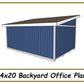 14x20 Backyard Office Plans-TriCityShedPlans