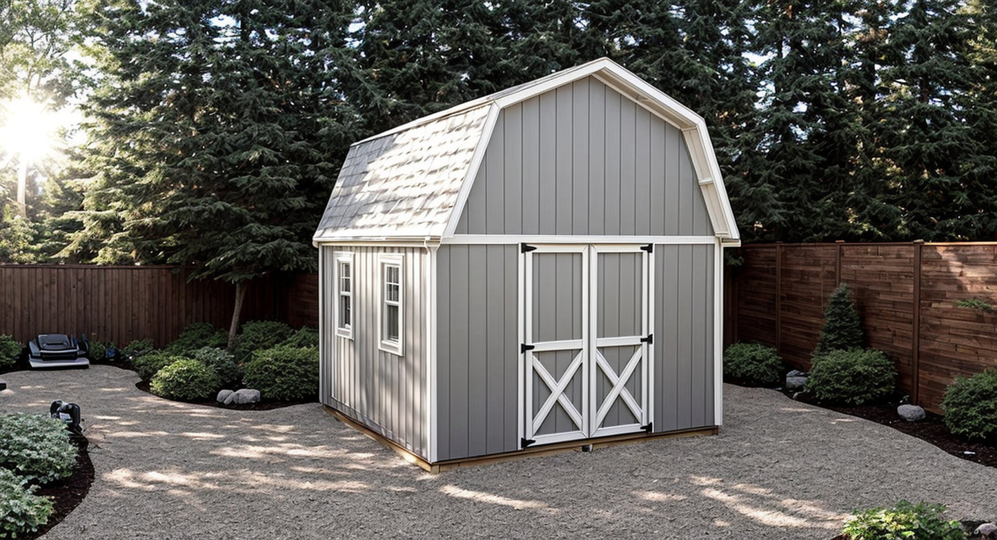 12x12 Barn Shed Plans-TriCityShedPlans