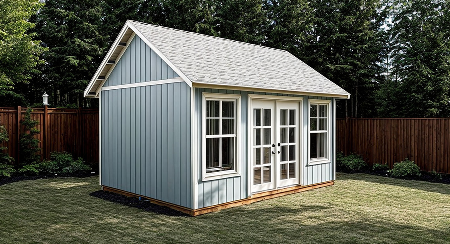 12x16 She Shed Plans-TriCityShedPlans