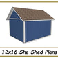 12x16 She Shed Plans-TriCityShedPlans