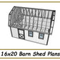 16x20 Barn Shed Plans-TriCityShedPlans