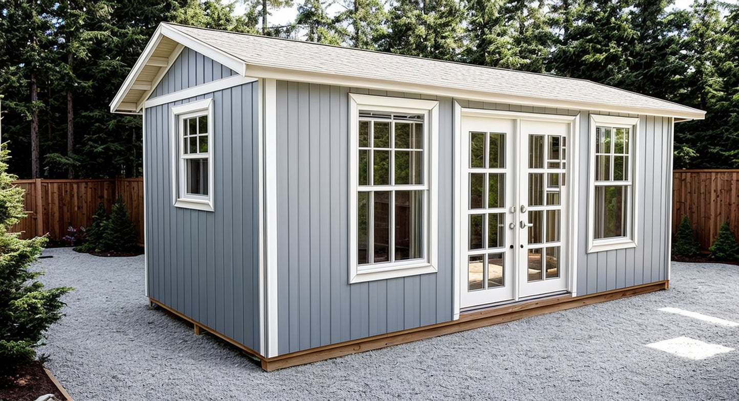 10x20 Bunky Shed Plans-TriCityShedPlans