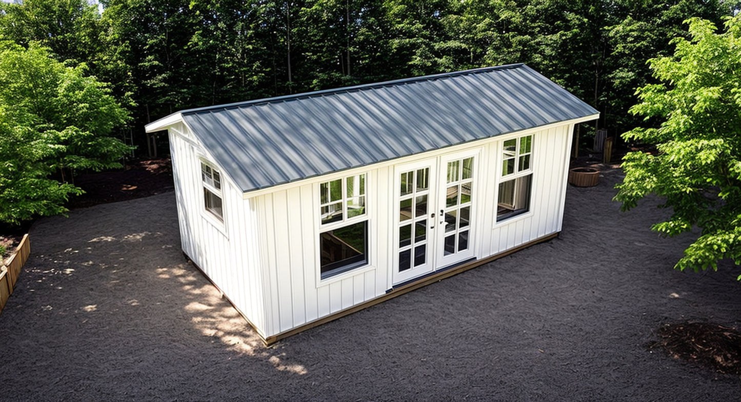 10x20 Bunky Shed Plans-TriCityShedPlans