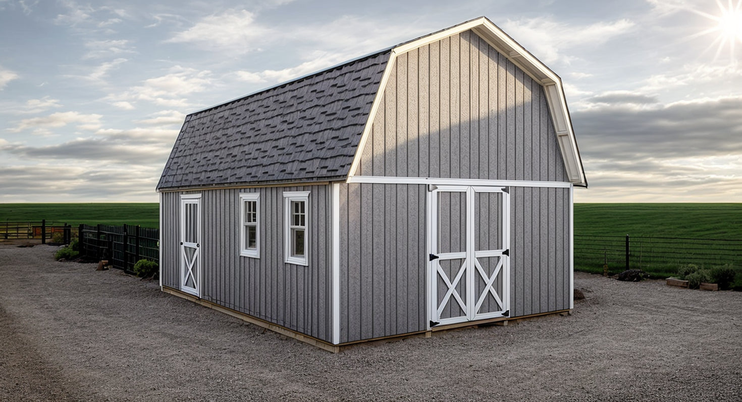 16x24 Barn Shed Plans-TriCityShedPlans
