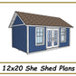 12x20 She Shed Plans-TriCityShedPlans