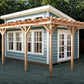 Guest House Plans w/ Pergola 12x16 - PDF Download