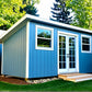 8x16 Studio Lean-To Plans-TriCityShedPlans