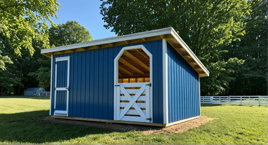 10x16 Goat Shed Plans-TriCityShedPlans