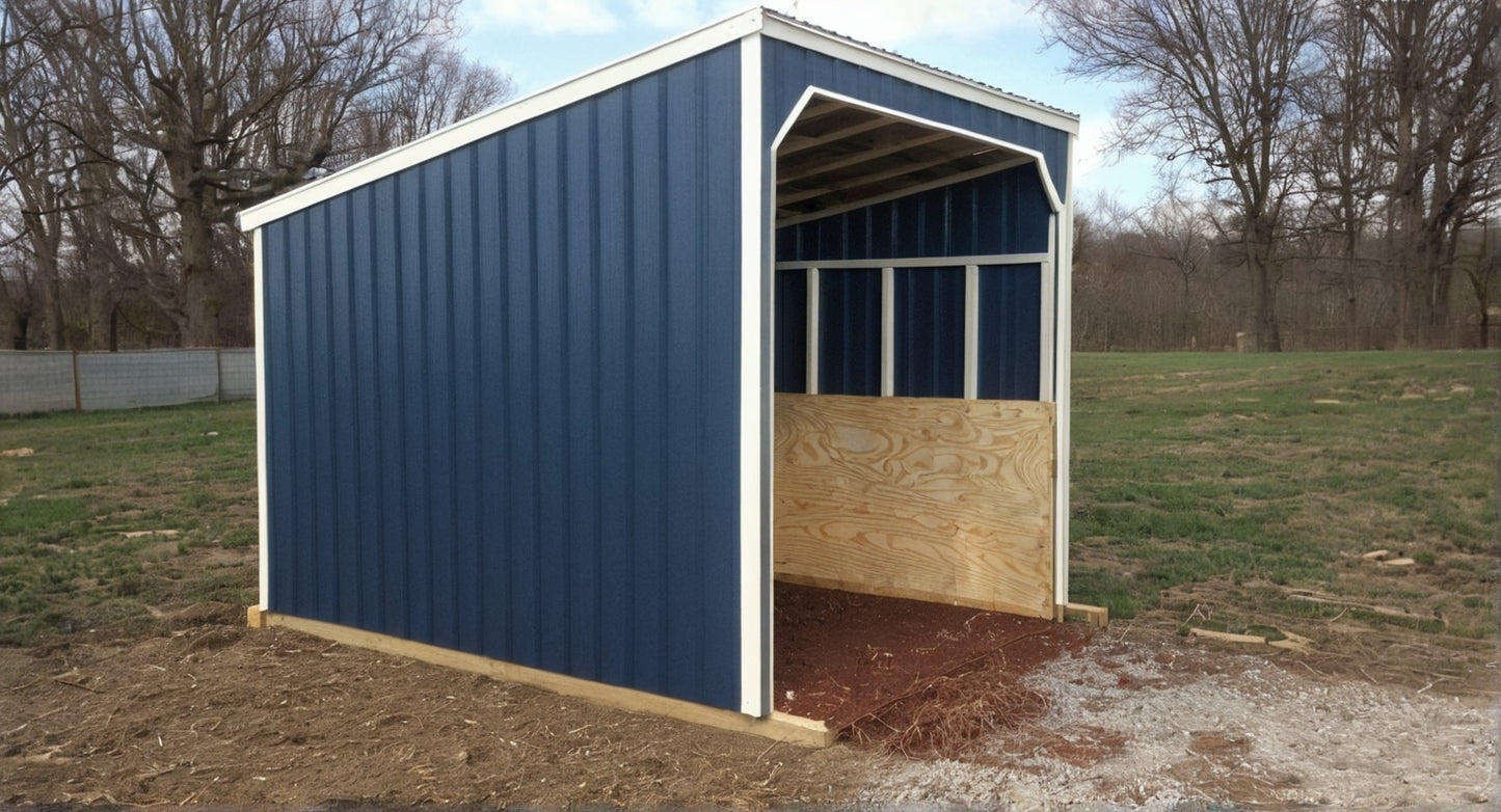 10x12 Horse Barn Plans-TriCityShedPlans
