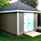 10x16 Hip Roof Shed Plans-TriCityShedPlans