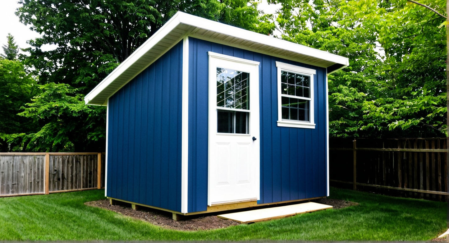 Lean-To Plans 8x10-TriCityShedPlans