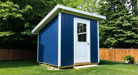 Lean-To Shed Plans 8x8-TriCityShedPlans