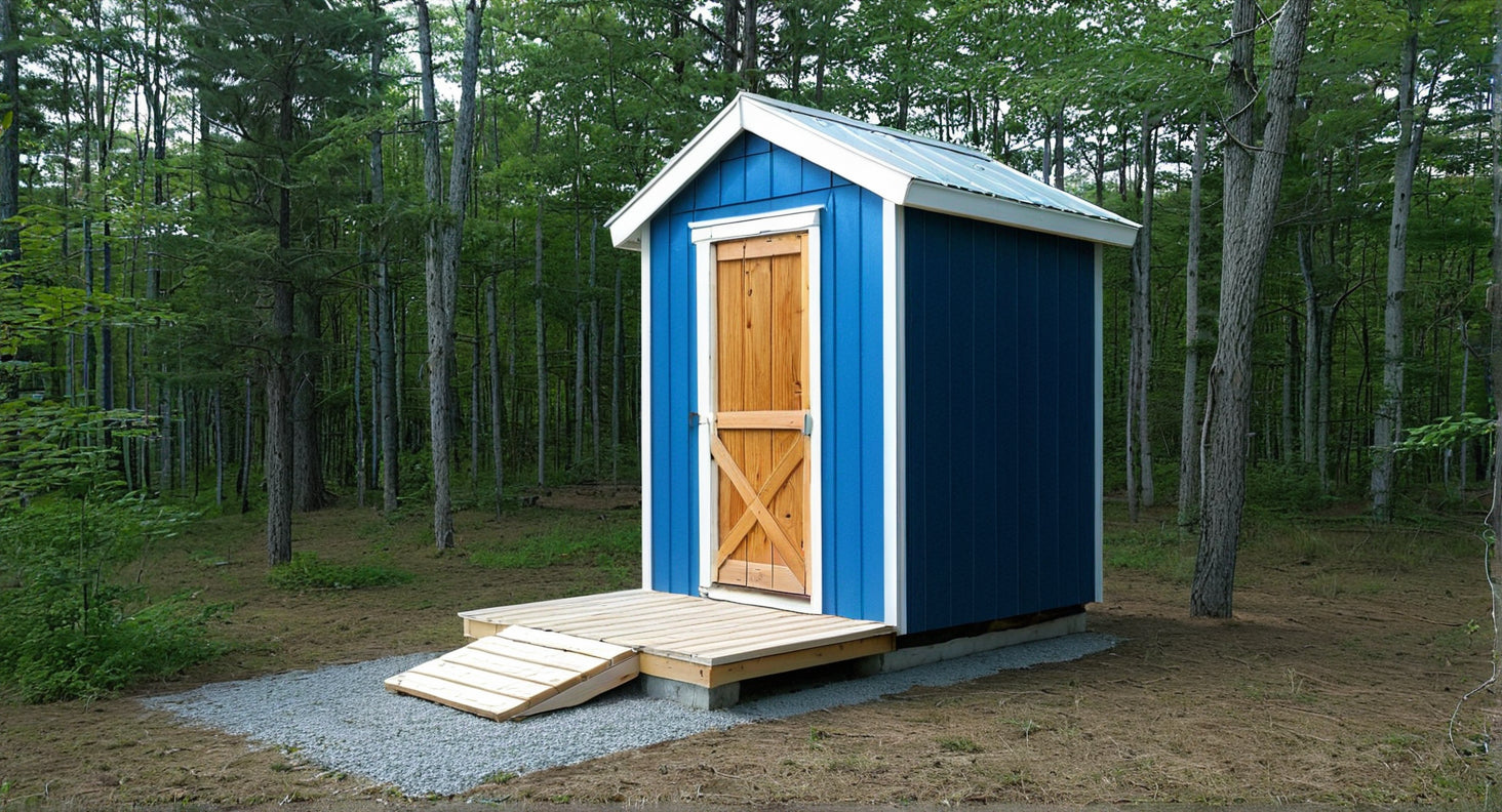6x10 Outhouse Plans-TriCityShedPlans