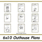 6x10 Outhouse Plans-TriCityShedPlans