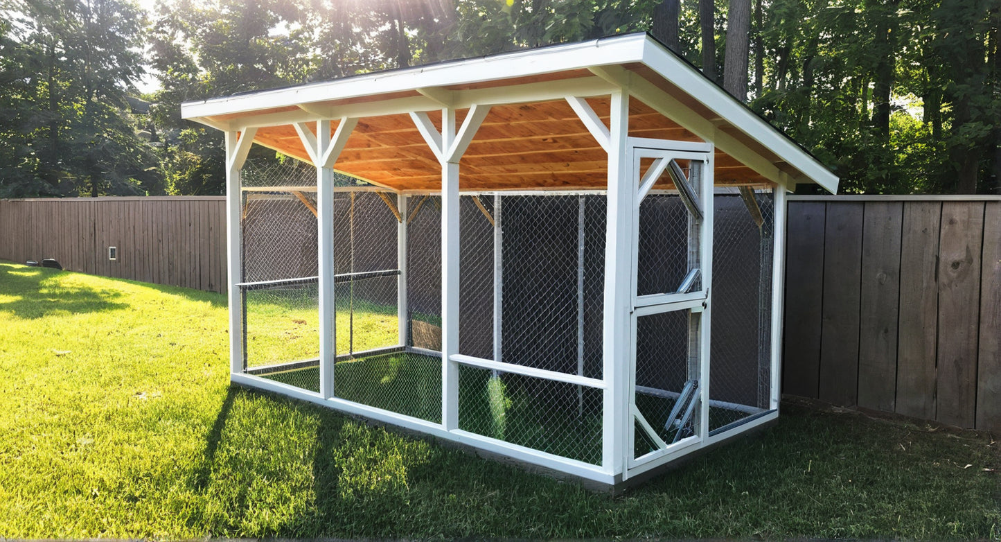 6x12 Chicken Run Plans-TriCityShedPlans