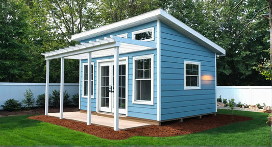 12x16 Guest House Plans-TriCityShedPlans