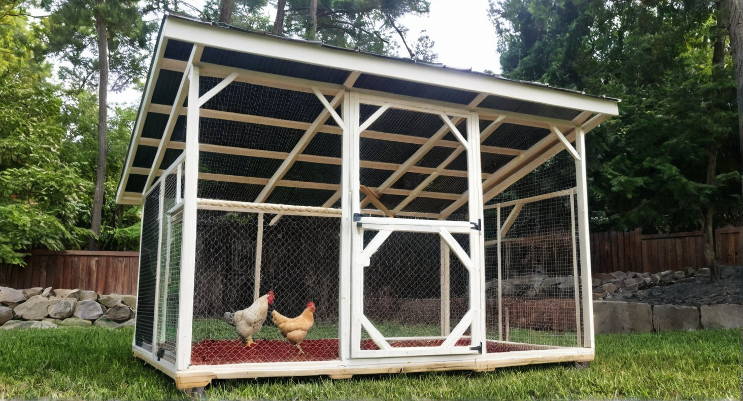 8x12 Chicken Run Plans-TriCityShedPlans