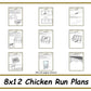 8x12 Chicken Run Plans-TriCityShedPlans