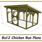 8x12 Chicken Run Plans-TriCityShedPlans