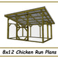 8x12 Chicken Run Plans-TriCityShedPlans