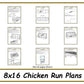 8x16 Chicken Run Plans-TriCityShedPlans