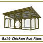 8x16 Chicken Run Plans-TriCityShedPlans