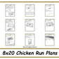 8x20 Chicken Run Plans-TriCityShedPlans