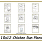 10x12 Chicken Run Plans-TriCityShedPlans