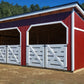 12x20 Horse Barn Plans - 2 Stall-TriCityShedPlans